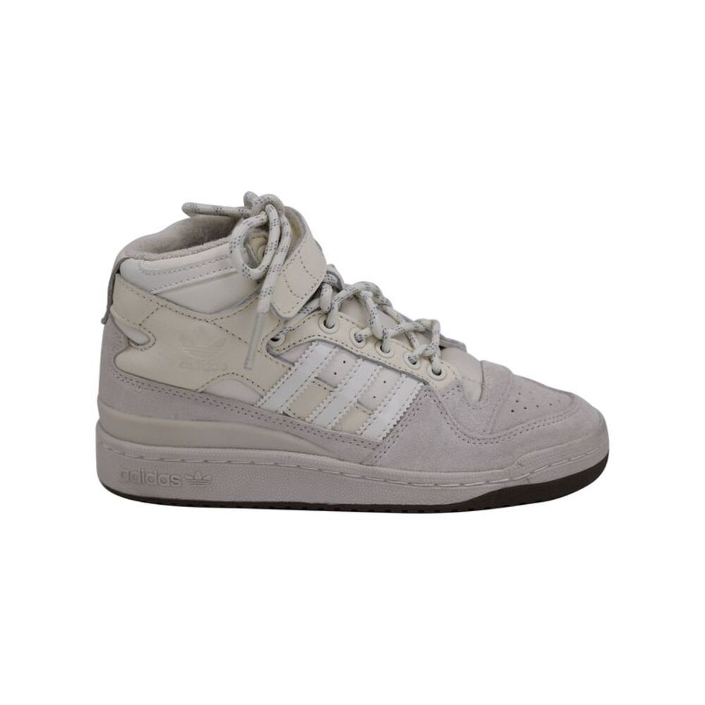 Adidas x Ivy Park Forum Mid 'Icy Park' Sneakers in Cream Leather